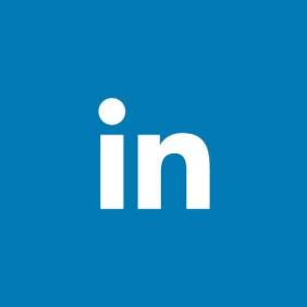 LinkedIn logo icon.