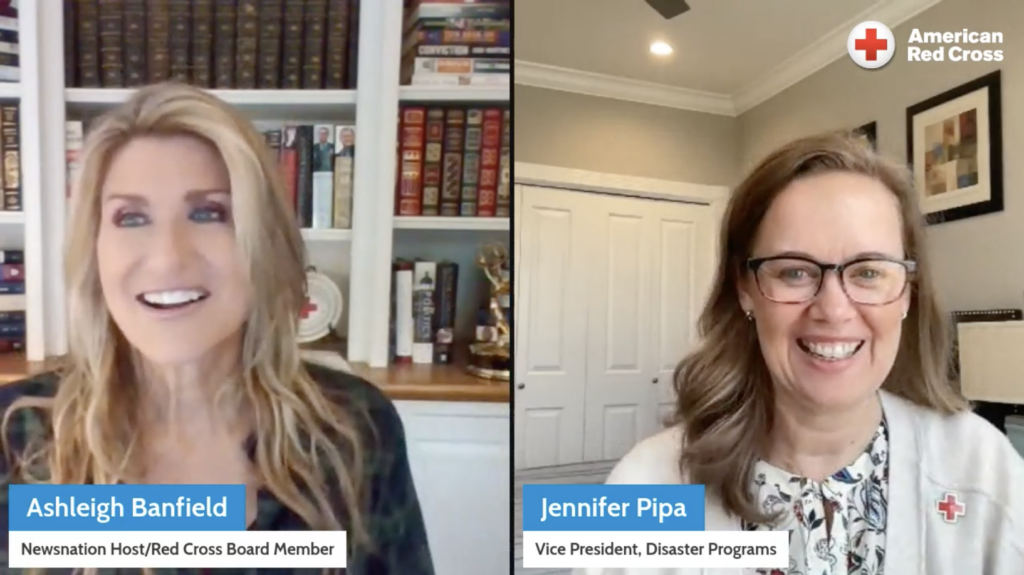 ashley banfield and jennifer pipa on linkedin live broadcast