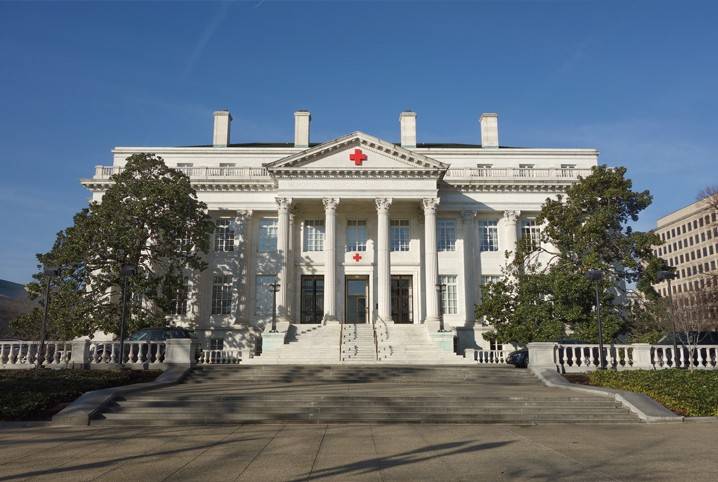 The Red Cross building in Washington D.C.