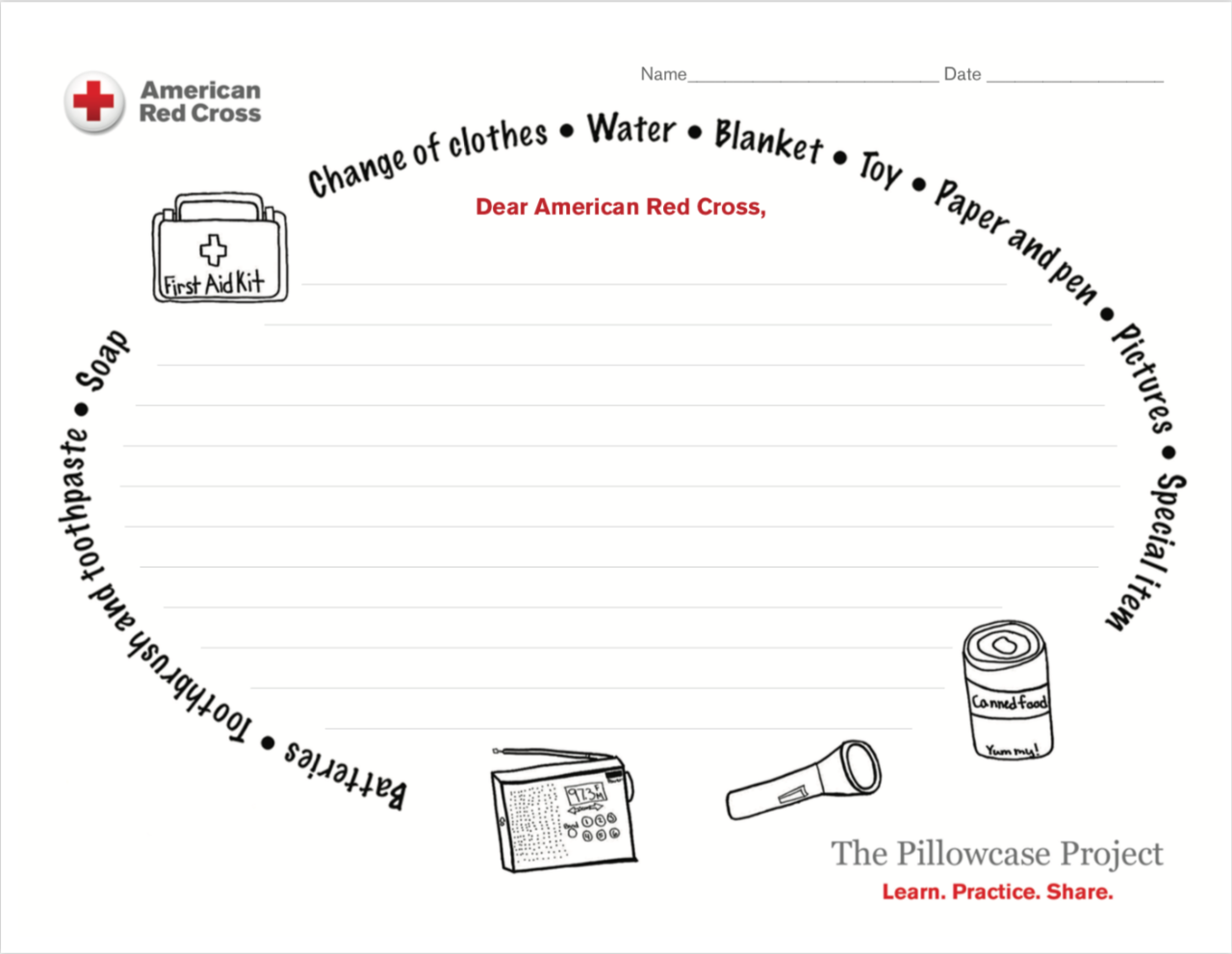 Pillowcase Project template.