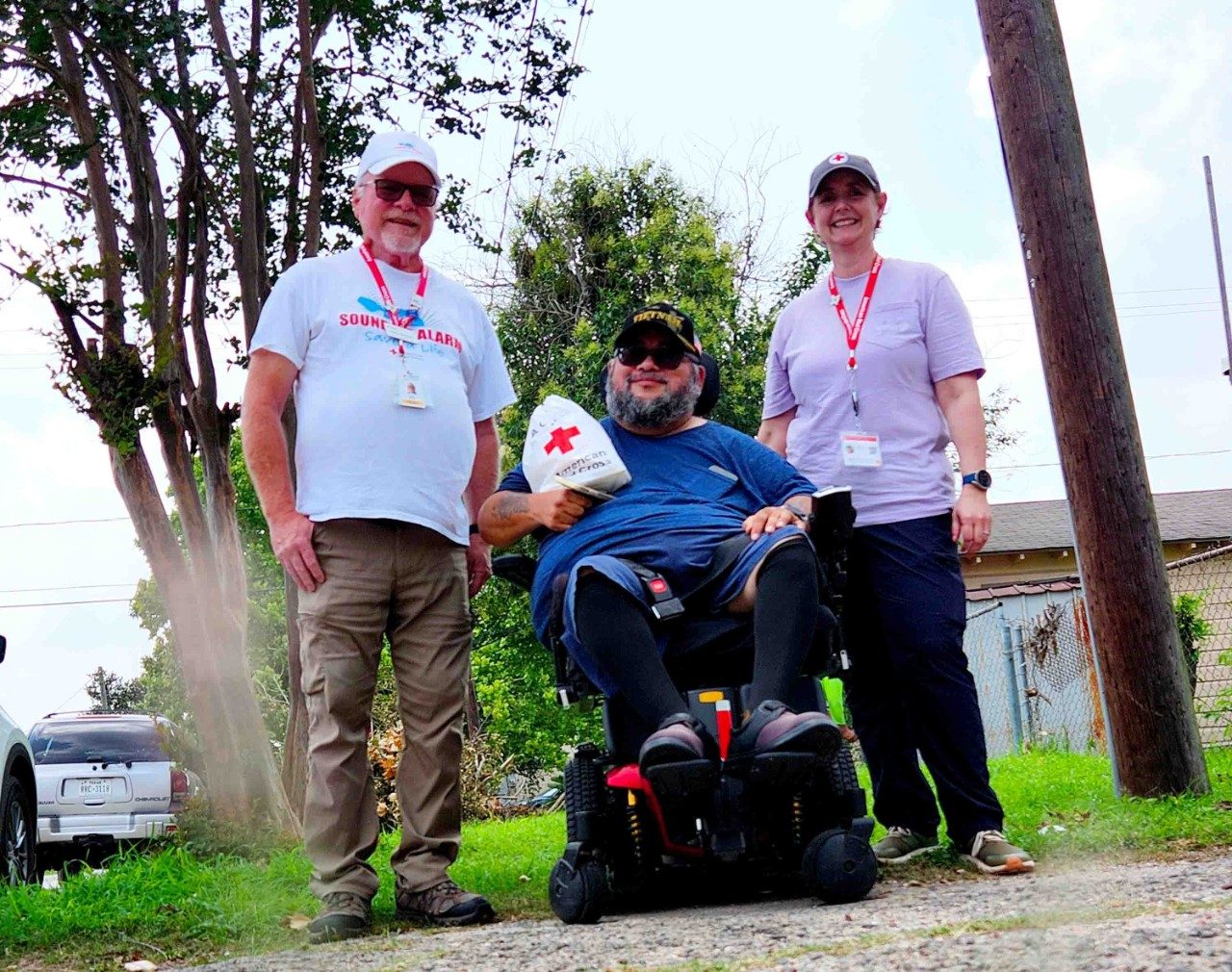 American Red Cross volunteers.