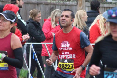 msn running in the marathon.