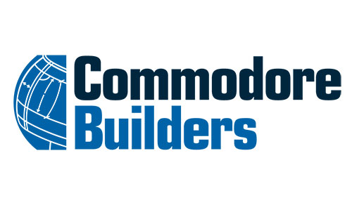 Commodore Builders logo.