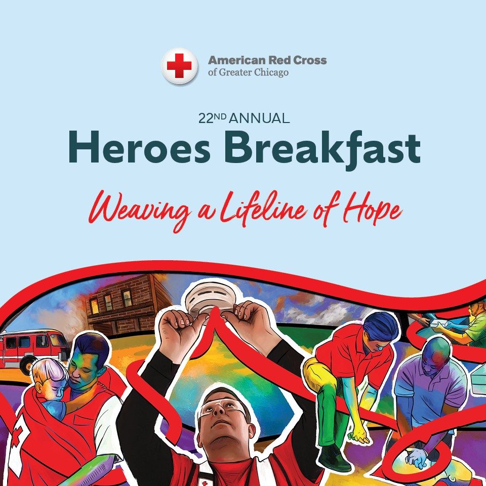 22nd annual Heroes Breakfast banner.