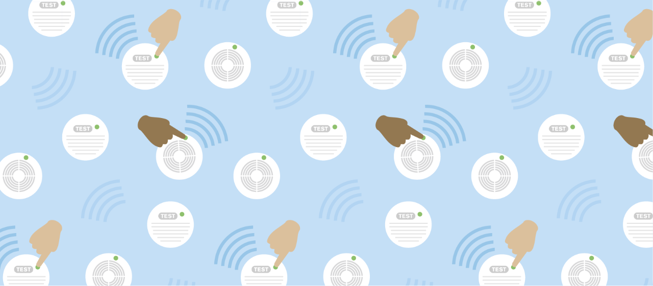 test your smoke alarm icon