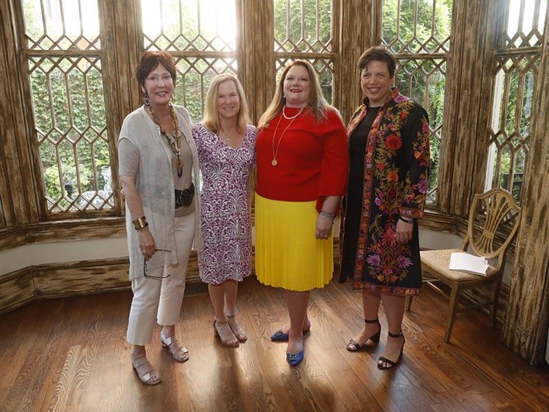 Group pic of Tiffany Circle members at Dallas Spring Reception 2018.