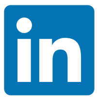 LinkedIn logo icon.