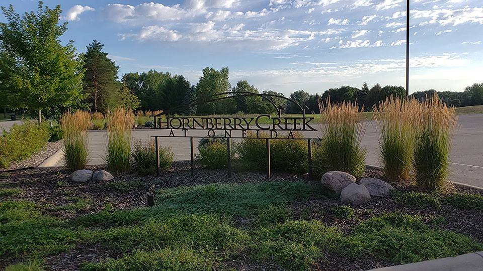 Thornberry Creek at Oneida sign