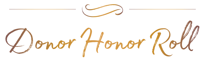 Donor Honor Roll