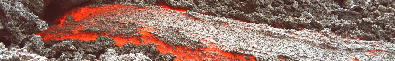 Volcano lava