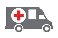 red cross vehicle icon